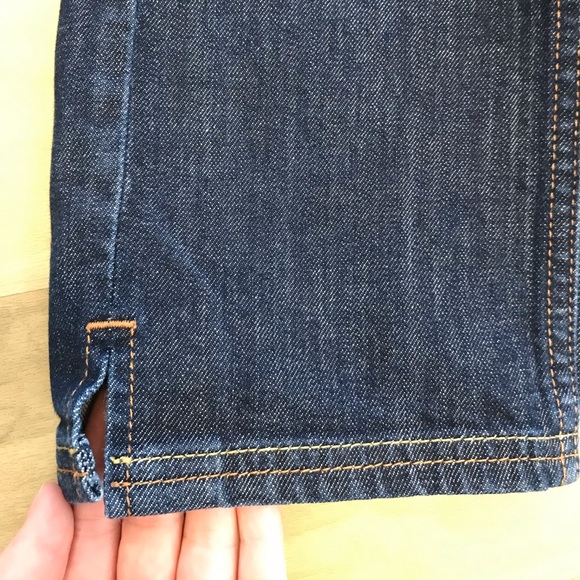 Boden Crop Jeans with Gingham and Stitching Detail, Size US 6R / UK 10R - Picture 4 of 11